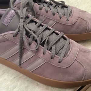 Men’s Adidas Gray Suede Sneakers Size 13